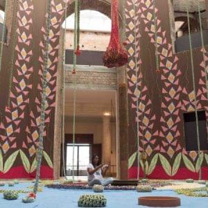 From the penitentiary to the art museum: representing former prison mates, ex-inmate does embroidery in installation art by Ernesto Neto