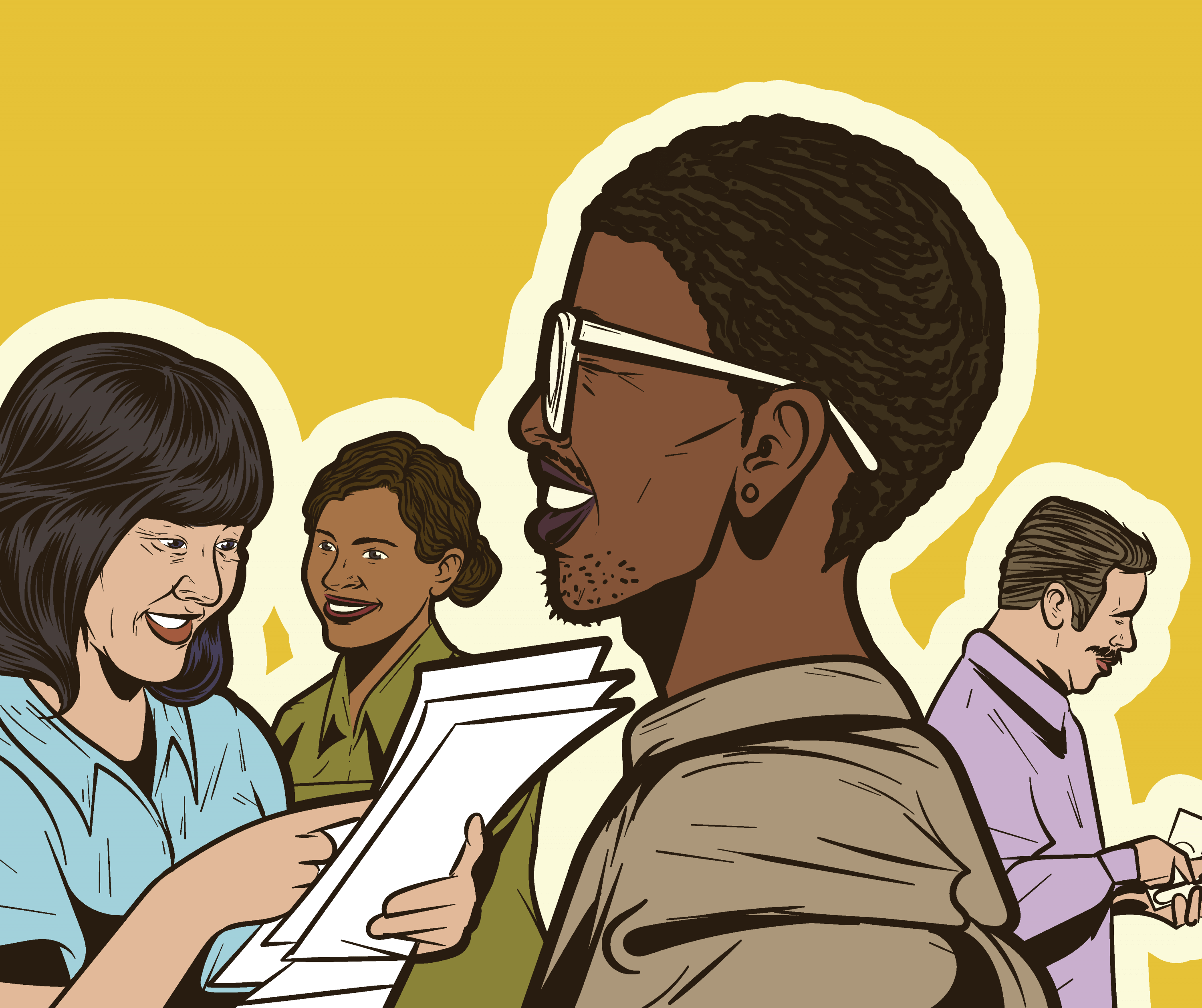 Ilustração: Guia "Estou Livre, e agora?"​ para egressos do sistema prisional.