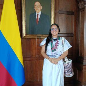 Líder indígena apoyada por H360, Alejandra Izquierdo asume cargo en Cancillería de Colombia