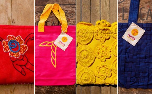 montagem dots Productos Tereza hechos por mujeres encarceladas y egresas apoyadas por H360 entran en la red Dotsy