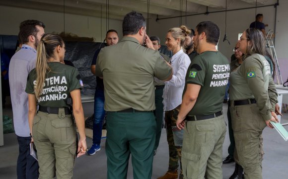 VISITA DA SEAP_04 Humanitas360 inicia trabalho da Cooperativa Cuxá, na Unidade Prisional Feminina de São Luís